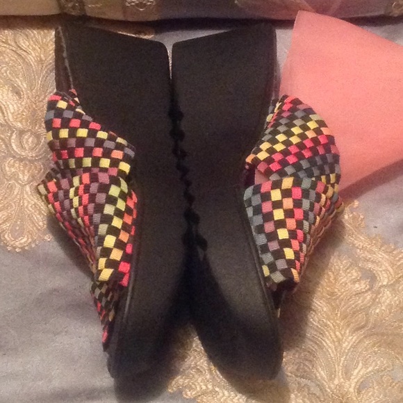 Soho Women's Multi Color Sandals Women's Wedge - Picture 3 of 3